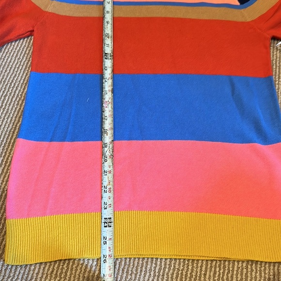 NWT ON THE ROAD striped Cotten sweater size S/M - Picture 6 of 7